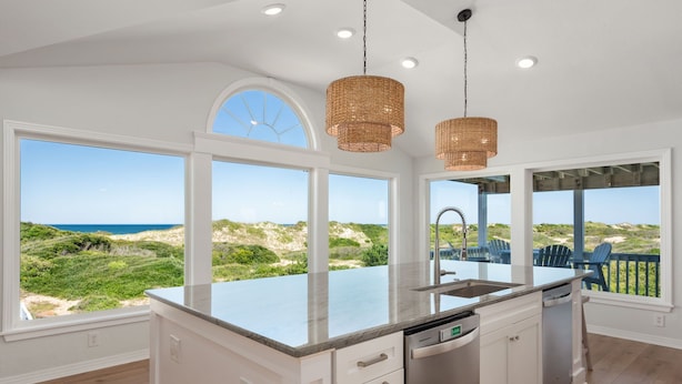 Coffee/tea maker, fridge, microwave, oven - Luxury Semi-Oceanfront Escape with Private Pool (Corolla)