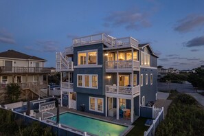 Exterior - Luxury Semi-Oceanfront Escape with Private Pool (Corolla)