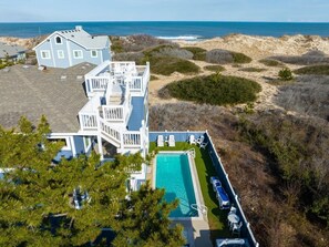 Exterior - Luxury Semi-Oceanfront Escape with Private Pool (Corolla)