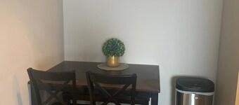 Classy  Downtown 1 Bed Condo, free parking garage. 
Garage enter clearance  6'8"