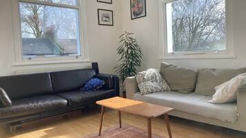 Basic Apartment, 2 Double Beds | Living area | TV