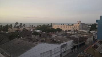 Vista a la playa o el mar