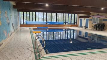 Indoor pool, a heated pool