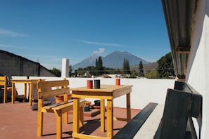 Rooftop terrace - Hostal de la Fuente (Antigua Guatemala)