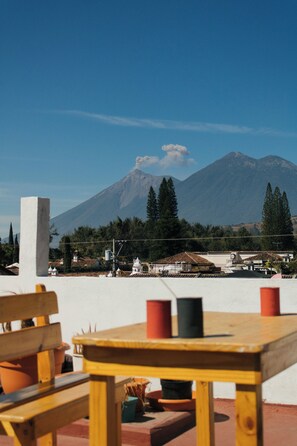 Rooftop terrace - Hostal de la Fuente (Antigua Guatemala)