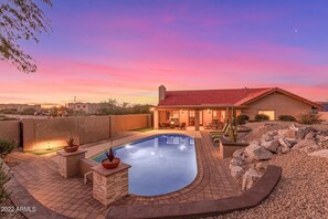 屋外プール、温水プール