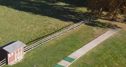 Family Farm Estate: Private Outdoor Paradise with Two Houses, Pond, & Golf Range