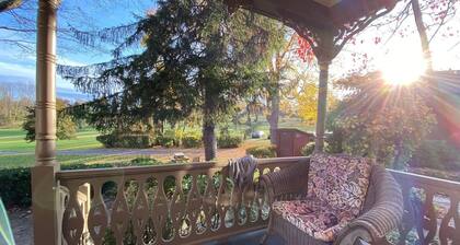 Family Farm Estate: Private Outdoor Paradise with Two Houses, Pond, & Golf Range