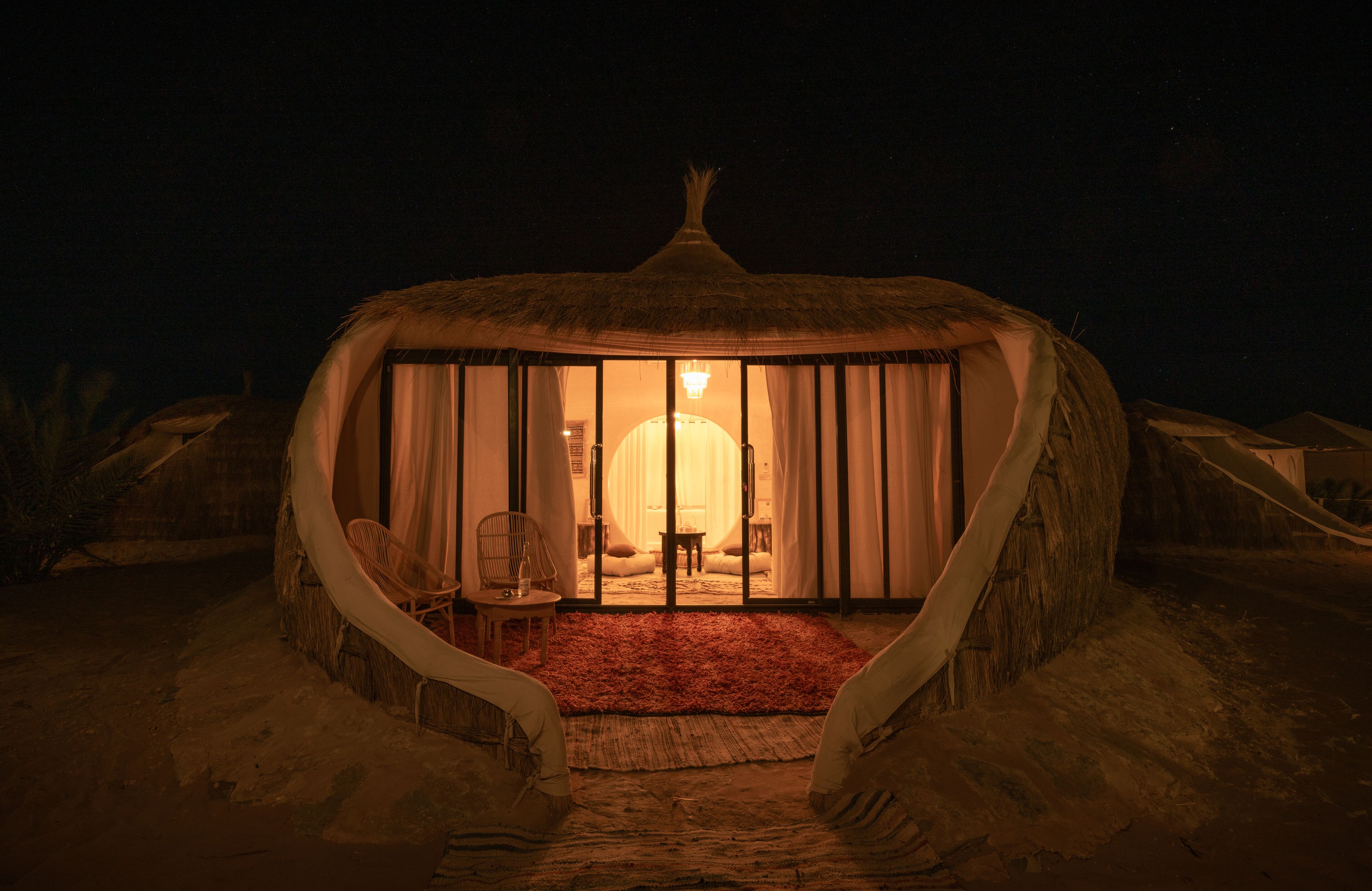 Tente Royale, non-fumeurs, baignoire | Vue de la chambre