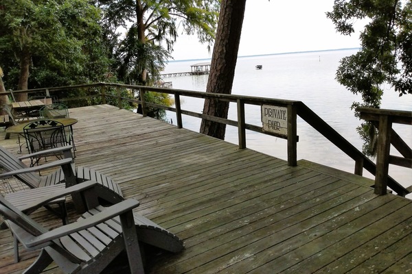 Our private guest pier