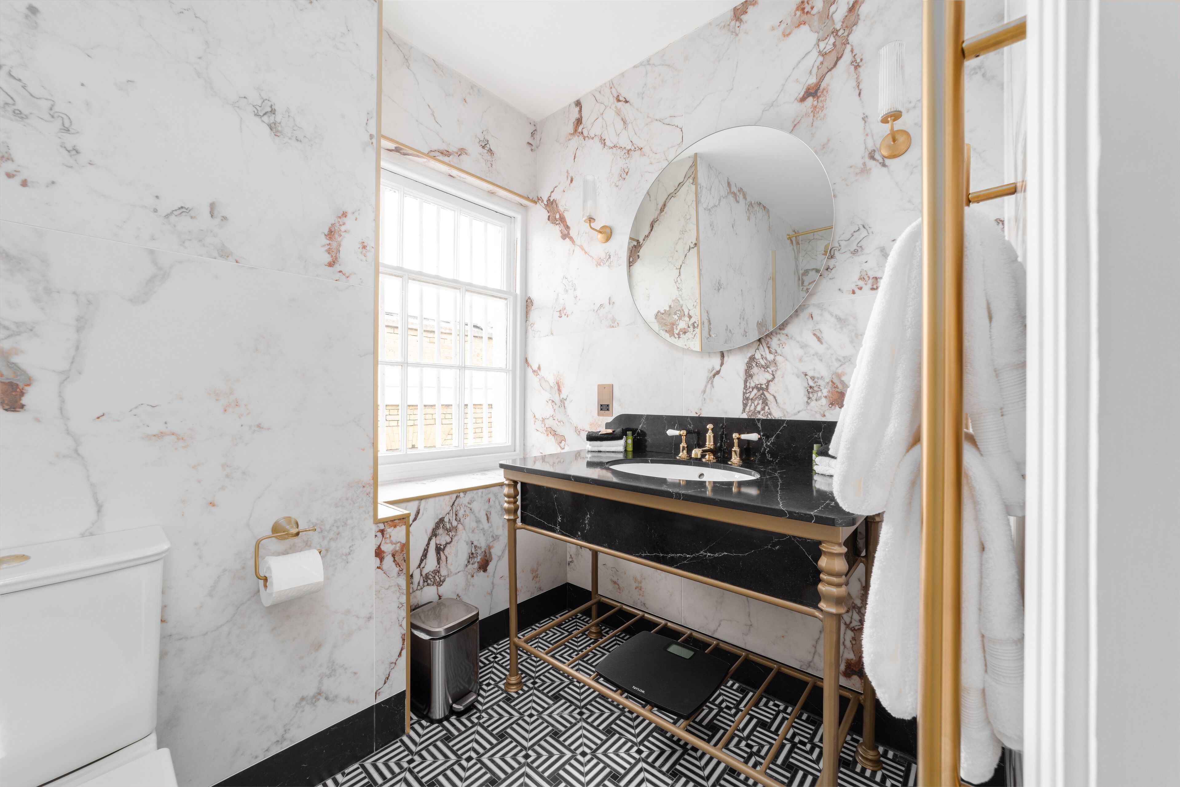 superior double room | bathroom | rainfall showerhead, free toiletries, hair dryer, bathrobes