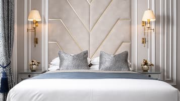 Premium bedding, memory-foam beds, free minibar, in-room safe