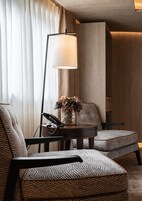 Executive Double Room | Living area | 50-inch Smart TV with satellite channels, TV