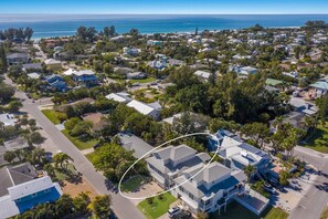 Aerial view - Sand N Sea 3 Bedroom Home by RedAwning (Holmes Beach)