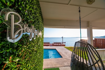 Luxury Waterfront Rockport Villa with private pool and fishing dock