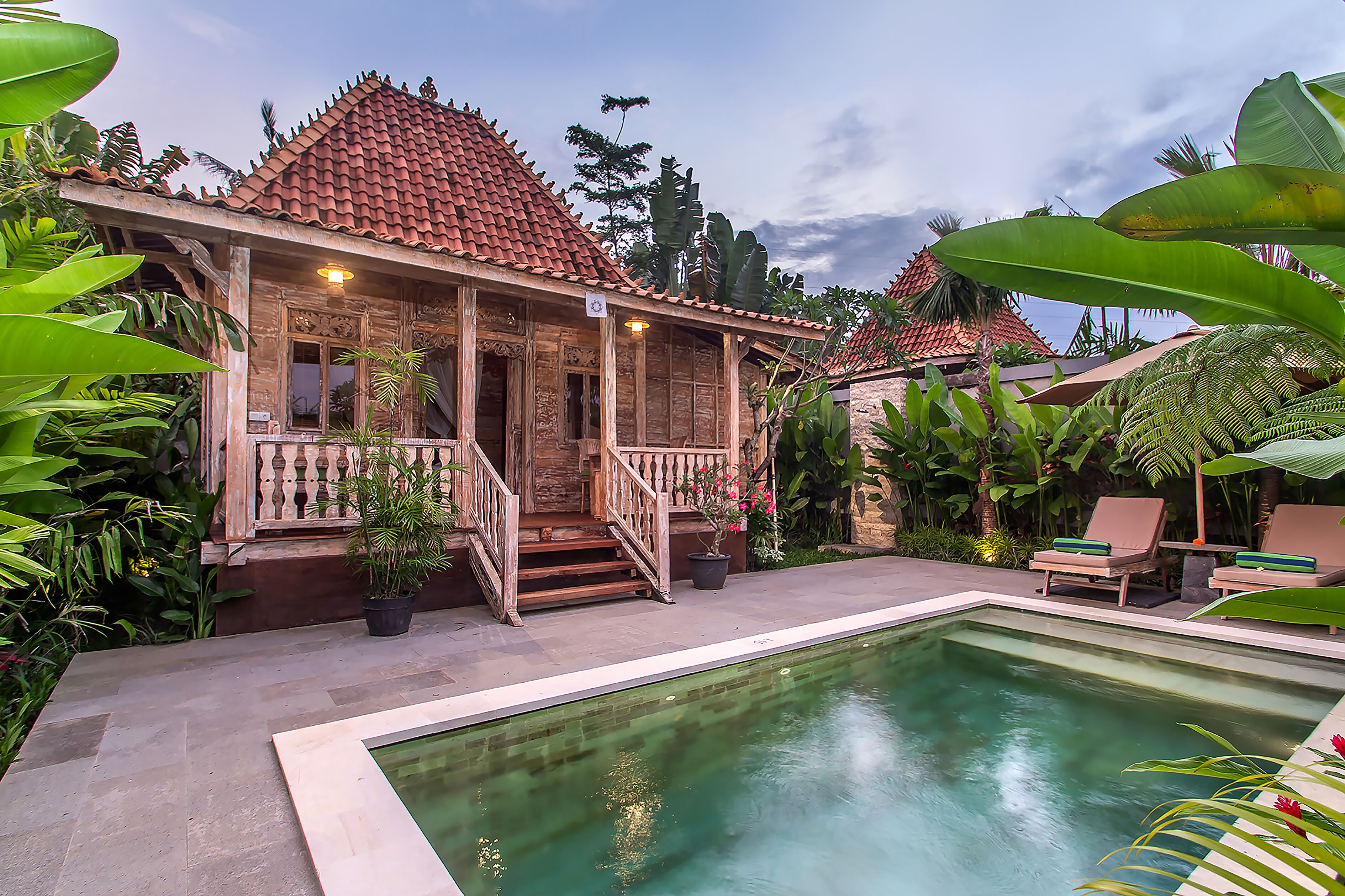 Villa, 1 Schlafzimmer, Poolblick