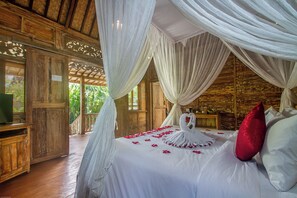 Villa, 1 chambre, vue piscine | Vue de la chambre