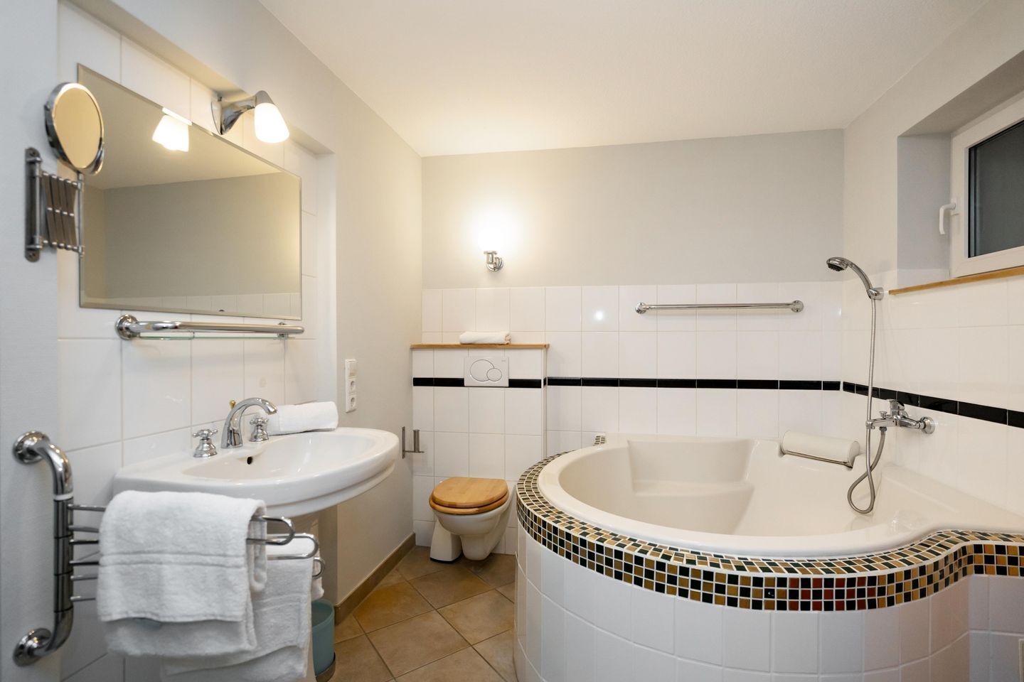 Een douche, een haardroger