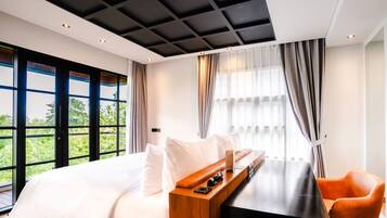 Luxury-Villa, Bergblick (Three Bedroom Pool Villa) | Blick vom Balkon