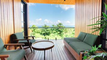 Vila superluxo, 3 quartos, vista para o oceano | Vista para praia/oceano