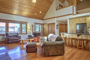 Smart TV, video library, stereo