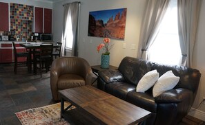 Smart TV, video games, DVD player, video library