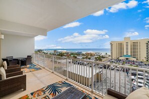 Appartamento, letti multipli, balcone, vista oceano | Balcone