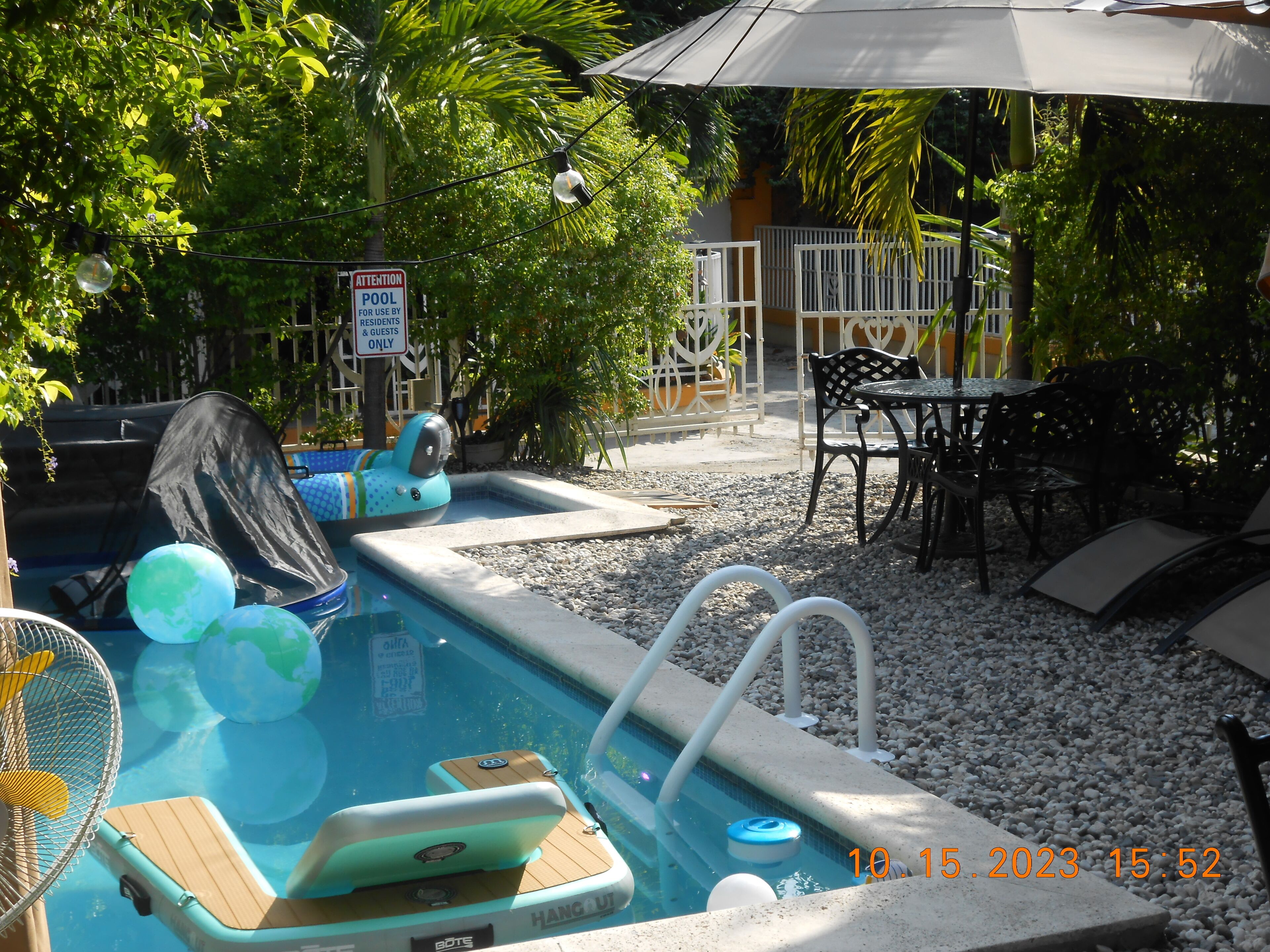 Alberca al aire libre 