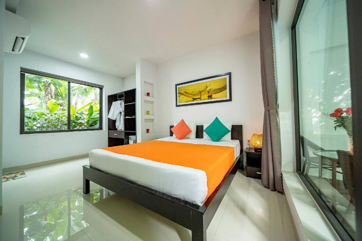 Quarto standard | 1 quarto, roupas de cama antialérgicas, edredons de pluma, frigobar