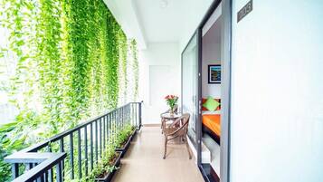 Down duvets, minibar, in-room safe, desk