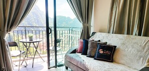 Suite Exclusive, 3 chambres | Coin séjour