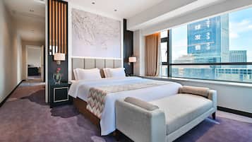 Minibar, in-room safe, desk, blackout curtains