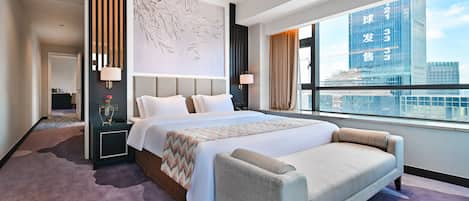 Minibar, in-room safe, desk, blackout curtains