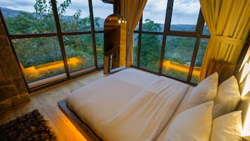 Familjevilla | 1 sovrum, egyptiska bomullslakan och sängtillbehör av högsta kvalitet