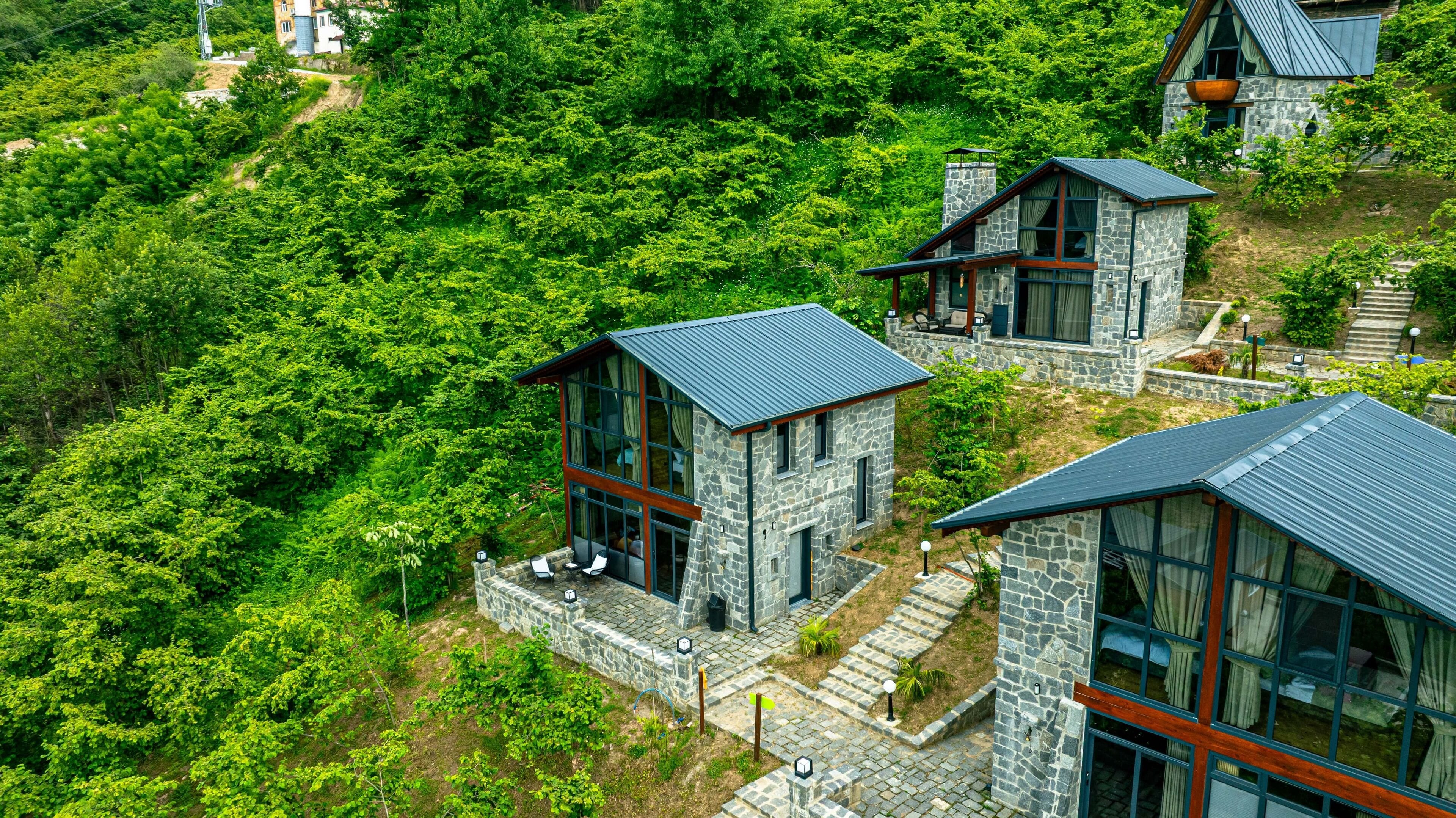 Familie villa | Lakens van Egyptisch katoen, luxe beddengoed, donsdekens