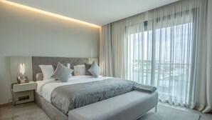 豪華公寓 | 1 間臥室、高級寢具、筆電工作空間、隔音