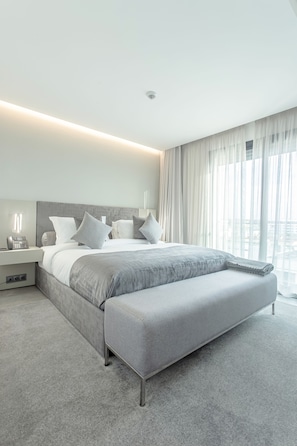 Deluxe Apartment | 1 bedroom, premium bedding, laptop workspace, soundproofing - Makass Appart Hotel (Rabat)