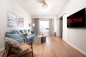 Firemannsrom – design | Oppholdsområde | TV