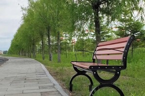 Udsigt fra overnatningsstedet