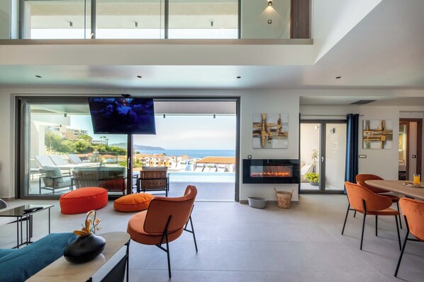 Exclusive Villa, 4 Bedrooms, Private Pool, Sea View | View from room