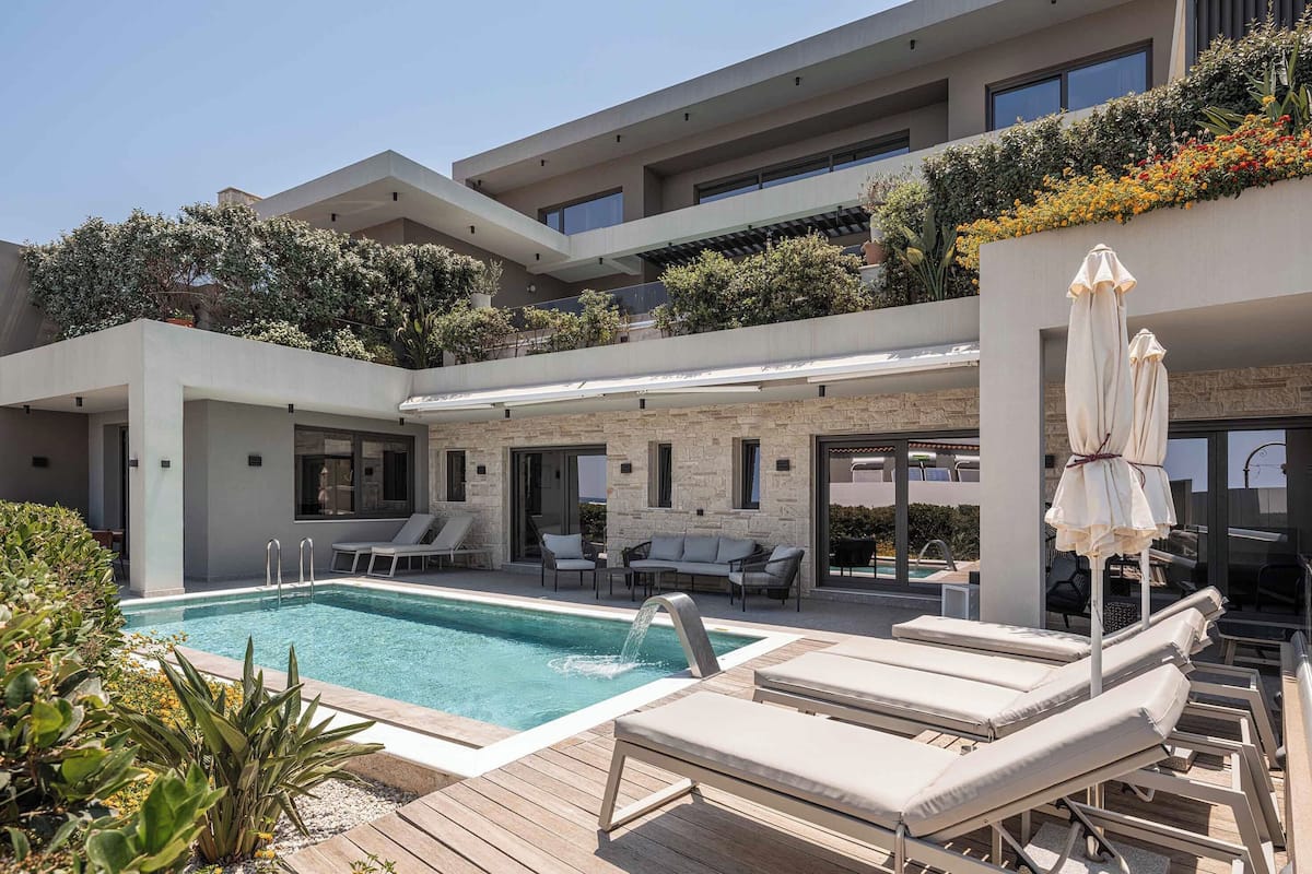 Superior Villa, 3 Bedrooms, Private Pool | Hypo-allergenic bedding, in-room safe, desk, iron/ironing board