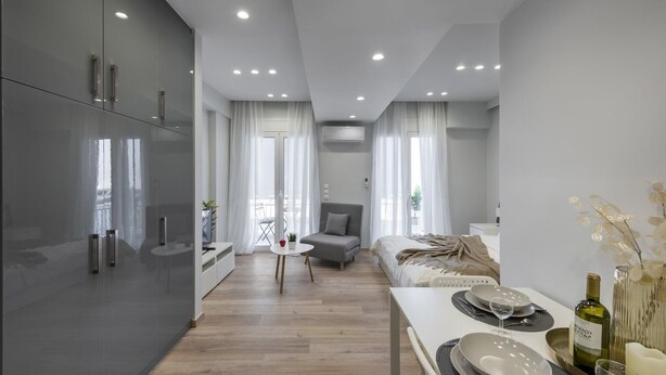 1 bedroom, iron/ironing board, WiFi (free) - Brand New Studio with Amazing View (Athens)