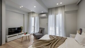 Living area - Brand New Studio with Amazing View (Athens)