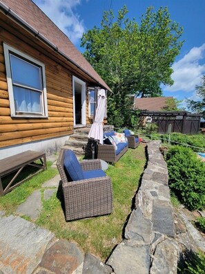 Cabin, 3 Bedrooms | Terrace/patio