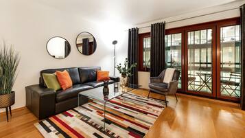 48-inch flat-screen TV with digital channels, TV, computer monitors