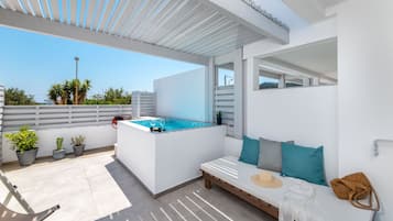 Apartemen, hot tub | Teras/patio