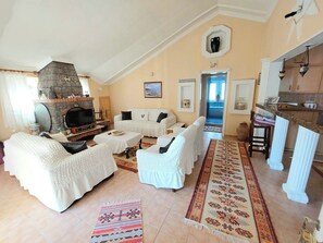 Fireplace - Holiday Villa For Rent In Dalyan, Lycian Coast of Turkey, Dylan Villa 1002 (Ortaca)