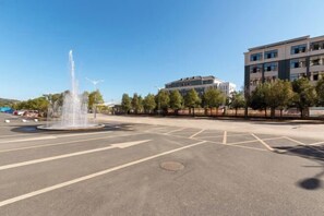 Blick von der Unterkunft