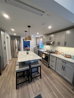 Villa, 2 Bedrooms | Private kitchen | Fridge, oven, coffee/tea maker, toaster