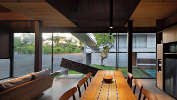 3BR Luxury Villa | 8m-long Pool, Poolside bar, Sky Bridge, Rooftop Garden, Chef On Request | View from room